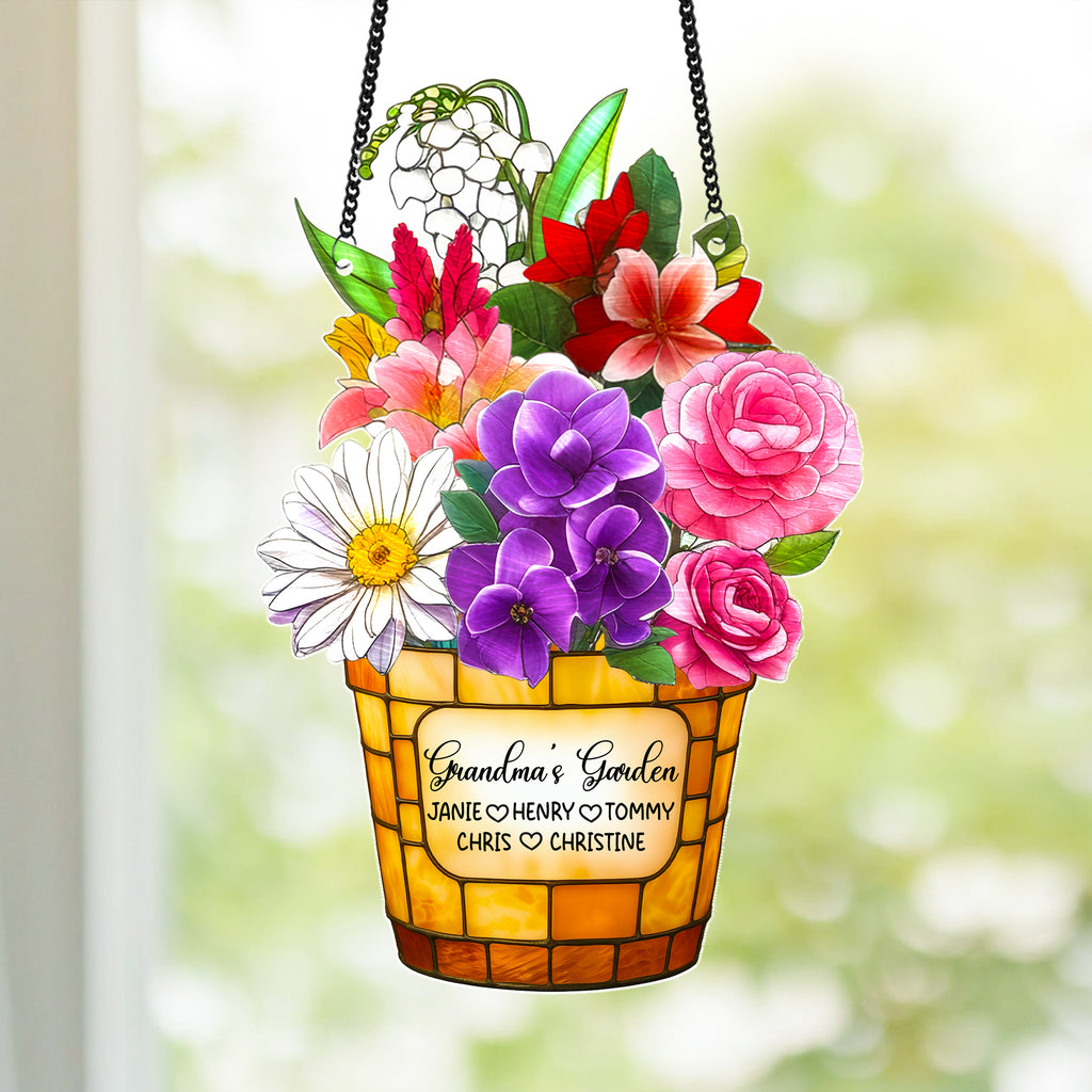 Flower Stained Glass Suncatcher Gifts