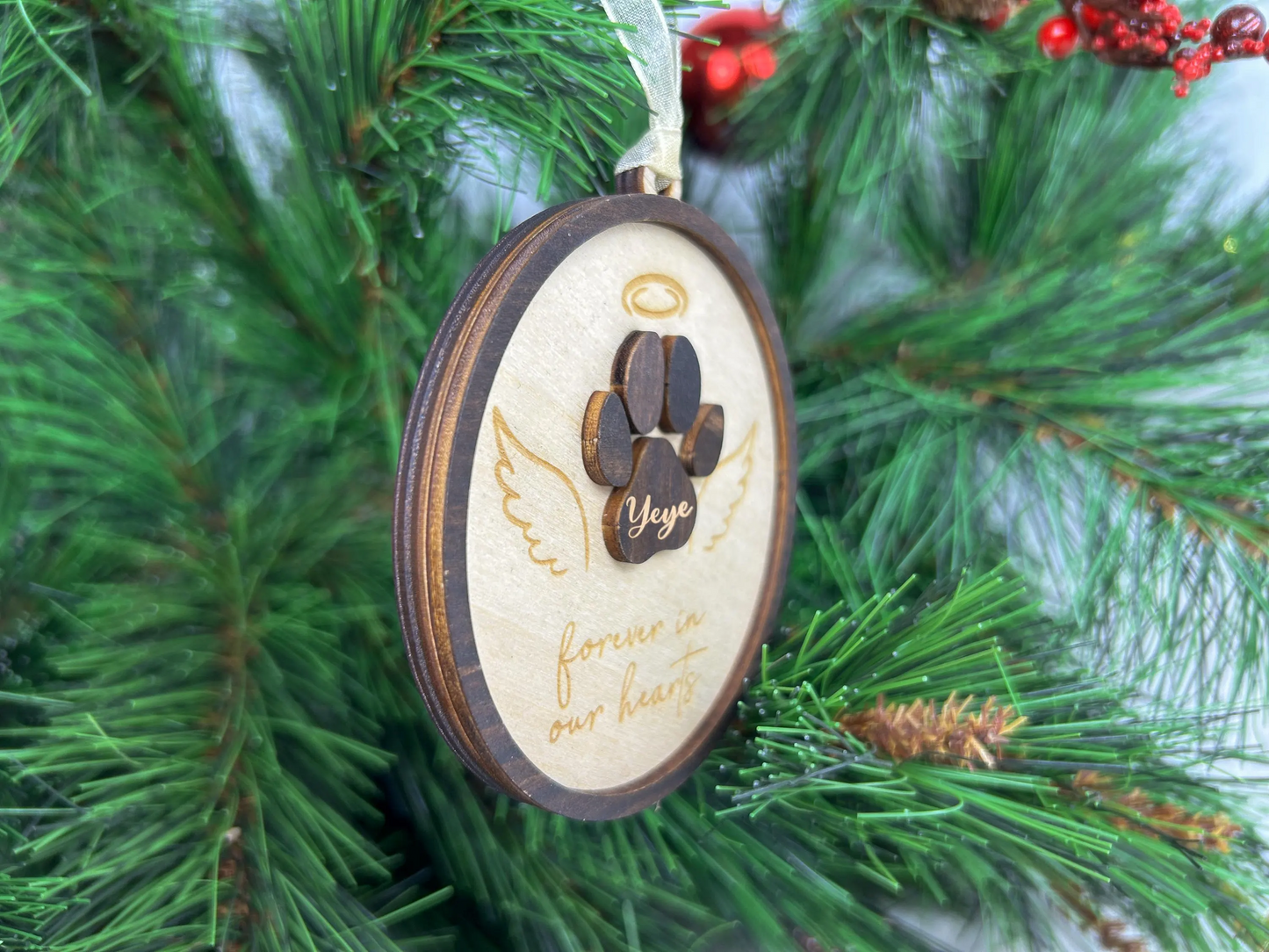 Pet Memorial Ornament, Pet Loss Sympathy Gifts, Cat Lover Gift, Dog Memorial Gifts, Memorial Ornament, Dog mom Christmas gift, Pet Lost Gift