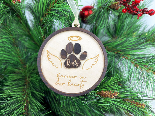 Pet Memorial Ornament, Pet Loss Sympathy Gifts, Cat Lover Gift, Dog Memorial Gifts, Memorial Ornament, Dog mom Christmas gift, Pet Lost Gift